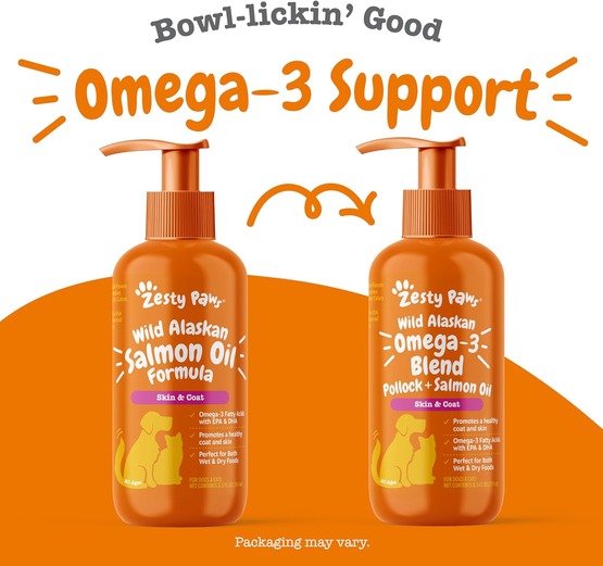 Zesty Paws Wild Alaskan Omega-3 Blend Pollock